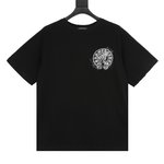 Chrome Hearts Replica
 Clothing T-Shirt Quality AAA+ Black Pink White Printing Cotton Short Sleeve