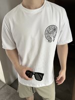 Chrome Hearts Clothing T-Shirt Printing Short Sleeve