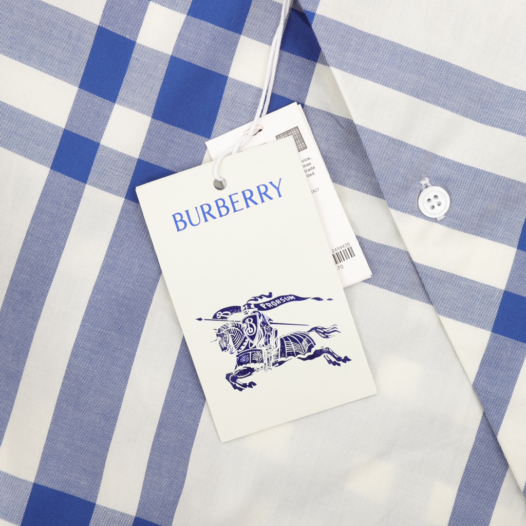 Burberry/巴宝莉 大格纹棉质长袖衬衫