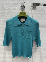 Gucci Clothing Shirts & Blouses White Knitting Spring/Summer Collection