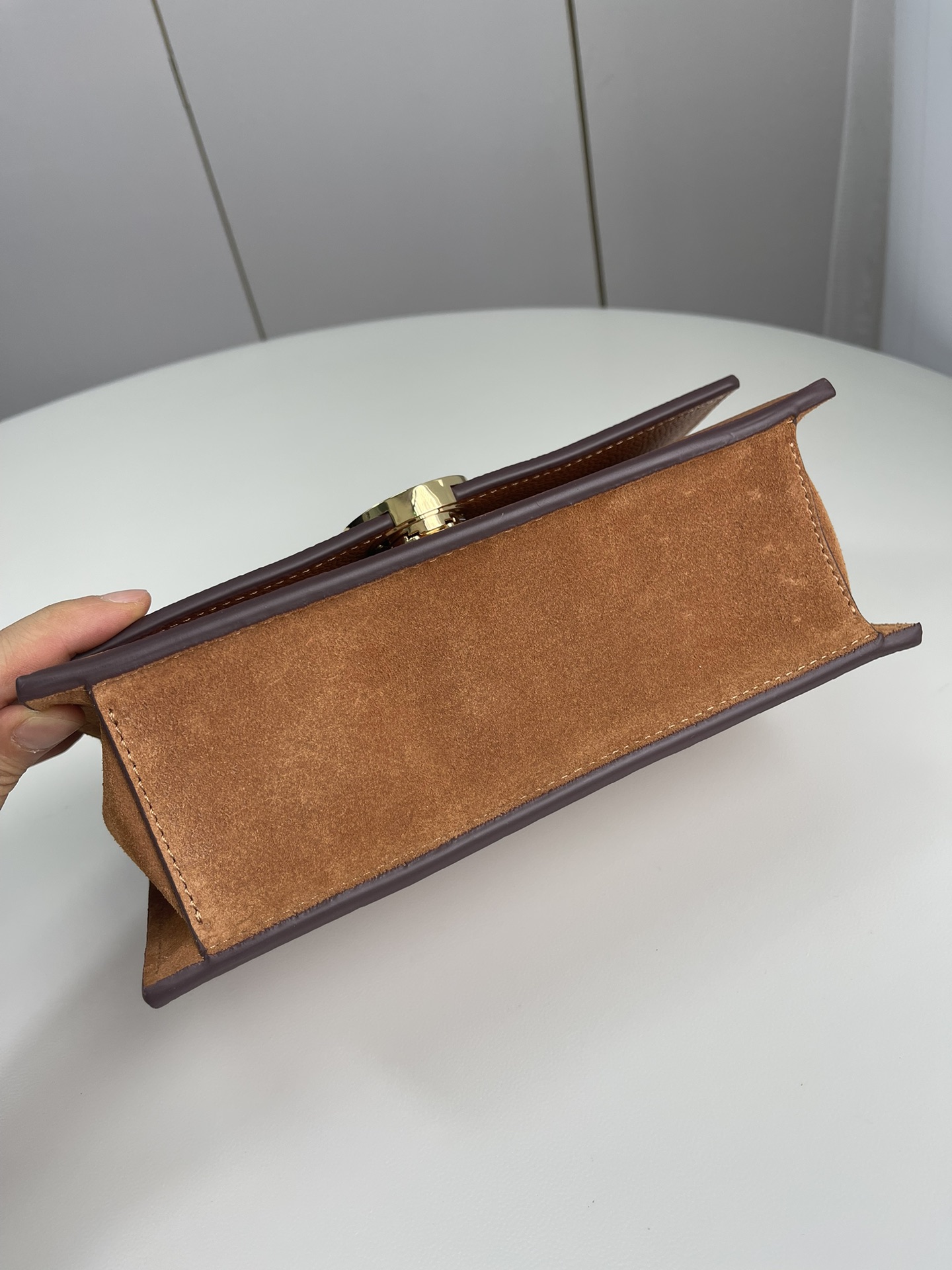 Tory Burch TB 款新版 Miller风琴包 翻盖荔枝纹牛皮单肩斜挎包 荔枝纹牛皮 皮质更耐用耐磨耐造
