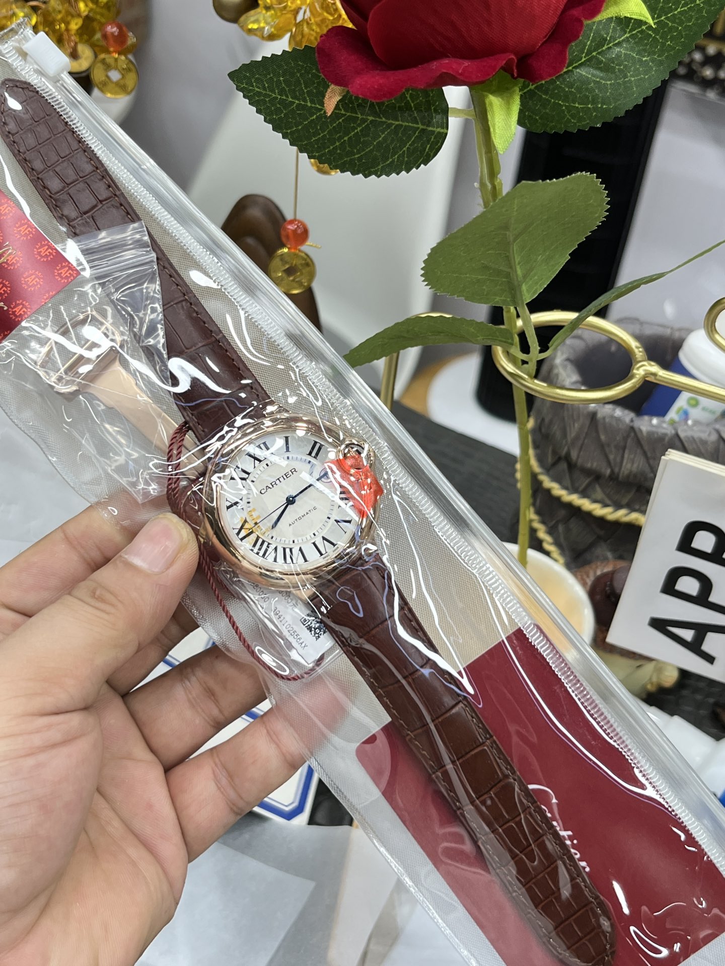 卡地亚 Cartier 奢华工坊高定皮带腰带配饰 #524866B8 9