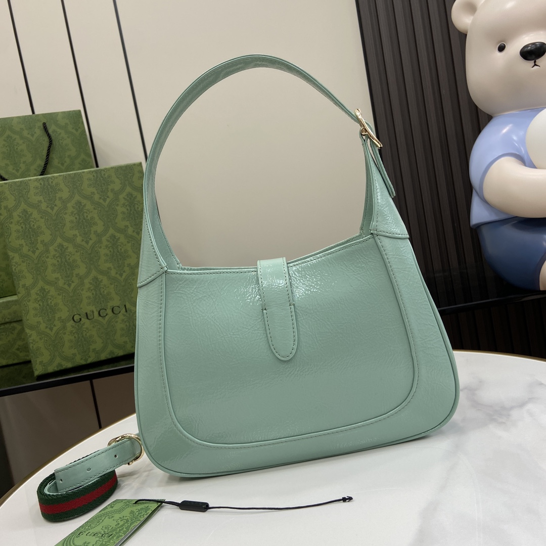 Gucci 漆皮 Jackie系列小号肩背包