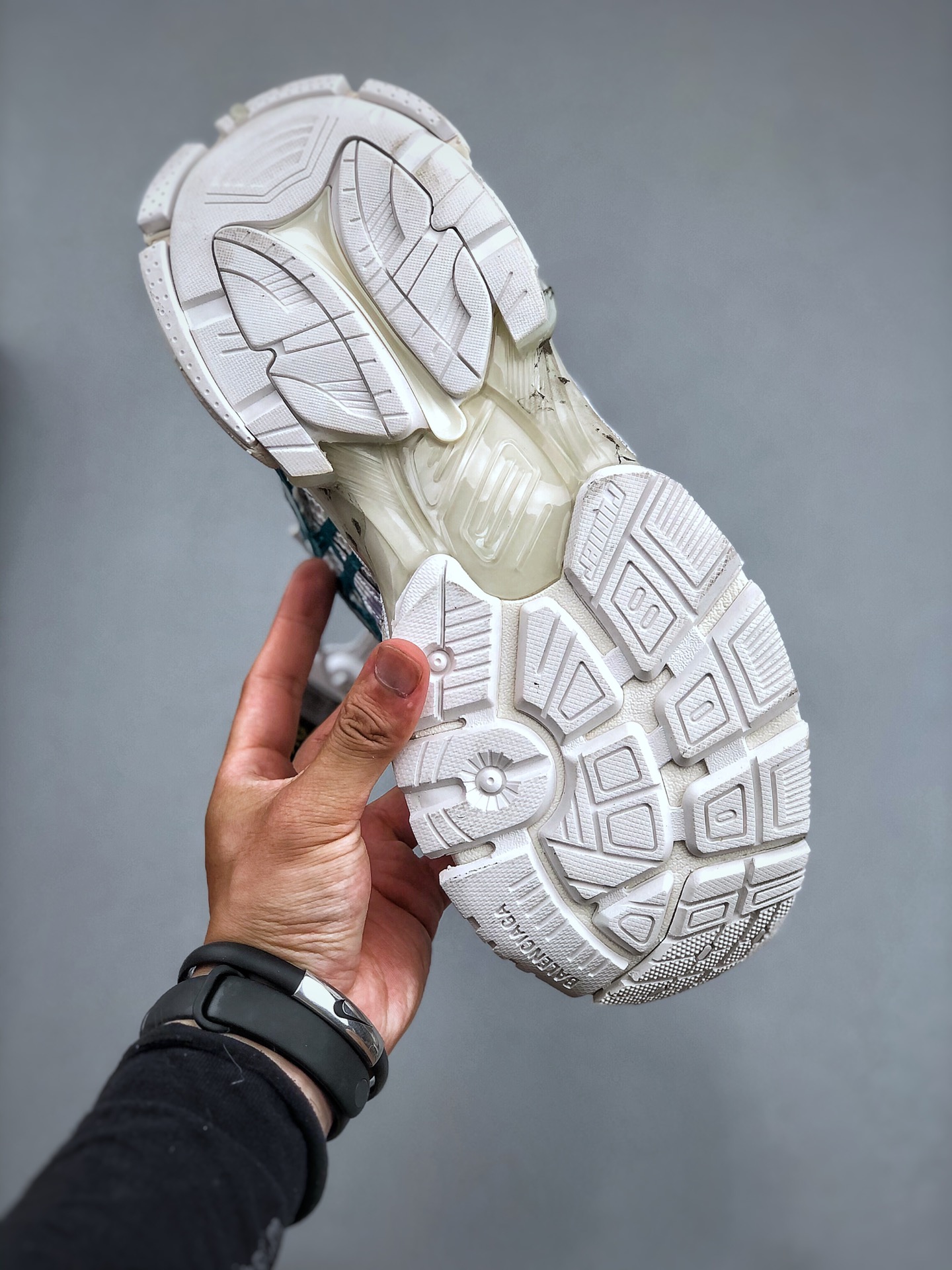 OK Batch Luxury Brand - BALENCIAGA Runner Sneaker "White/Water Blue - Shoe 8