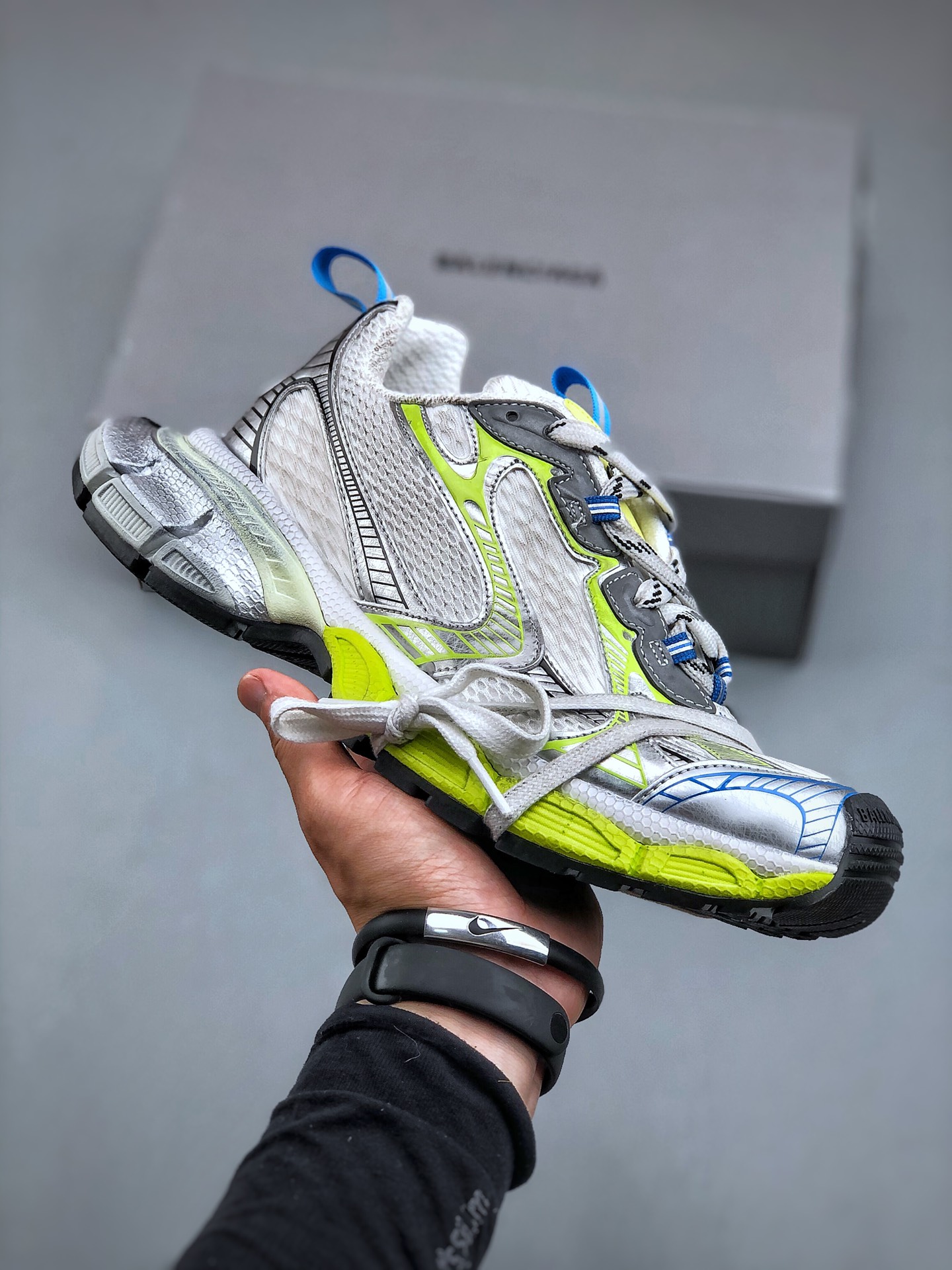 French Luxury House - BALENCIAGA 3XL Sneakers 3+ Series Low-Top Retro - Bag
