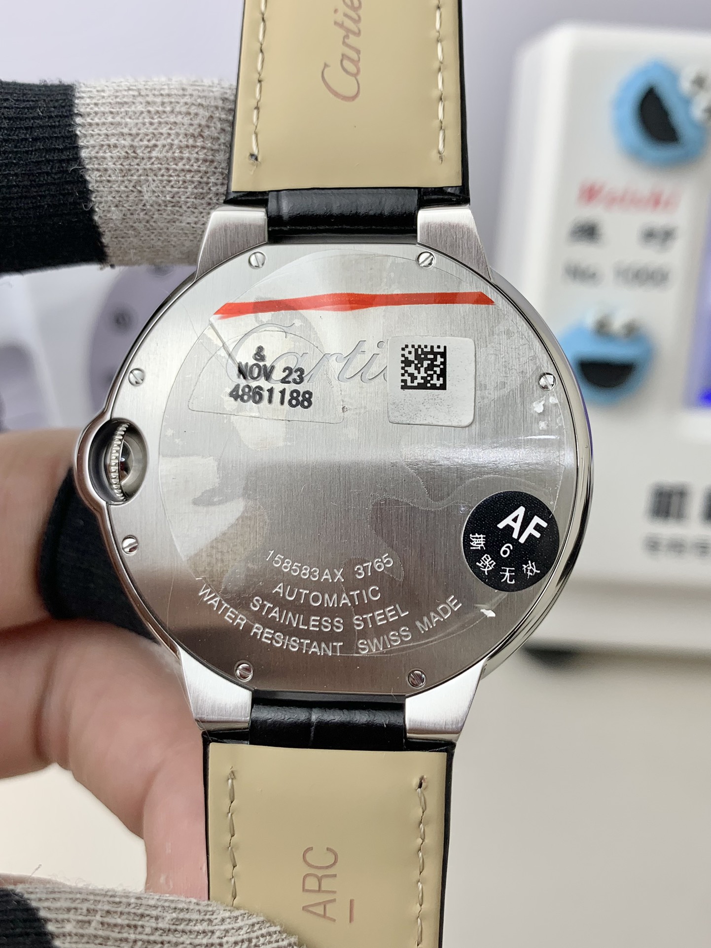 Cartier 卡地亚蓝气球黑盘 42mm