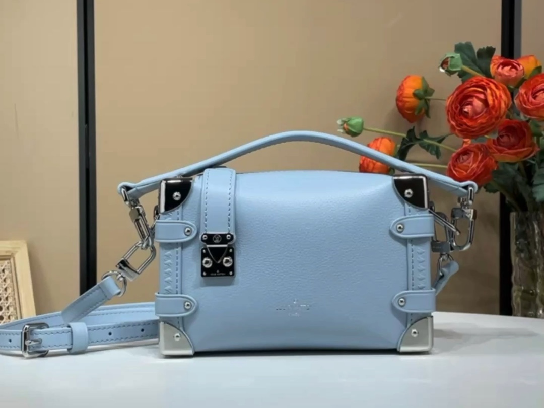 Louis Vuitton lV Side Trunk PM Officially on sale M23817 Black 23915 Beige 25067 Blue