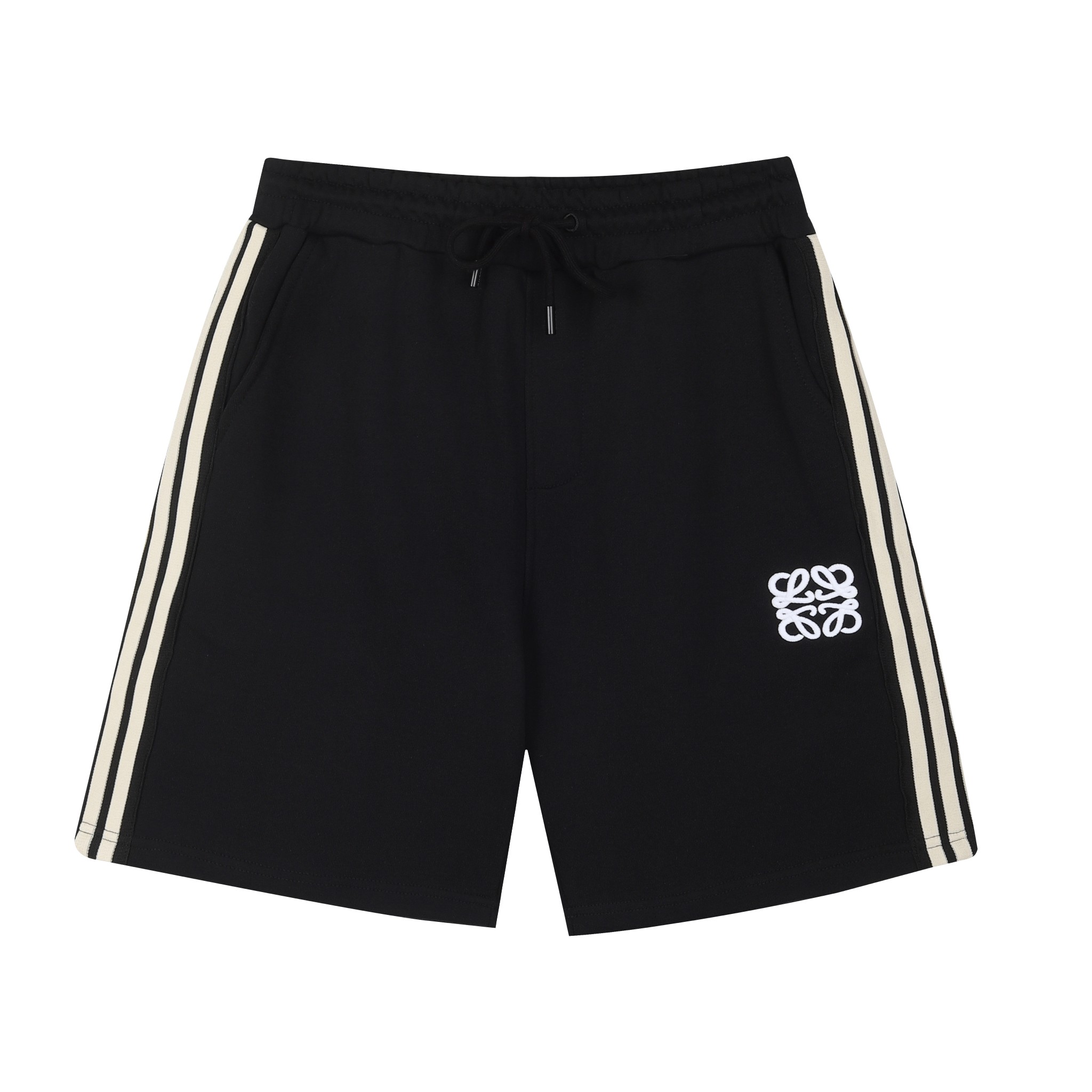 🅿️130 LOEWE, pantalones cortos nuevos de la colección primavera/verano 2024, con bordado de logo con técnica de punto …