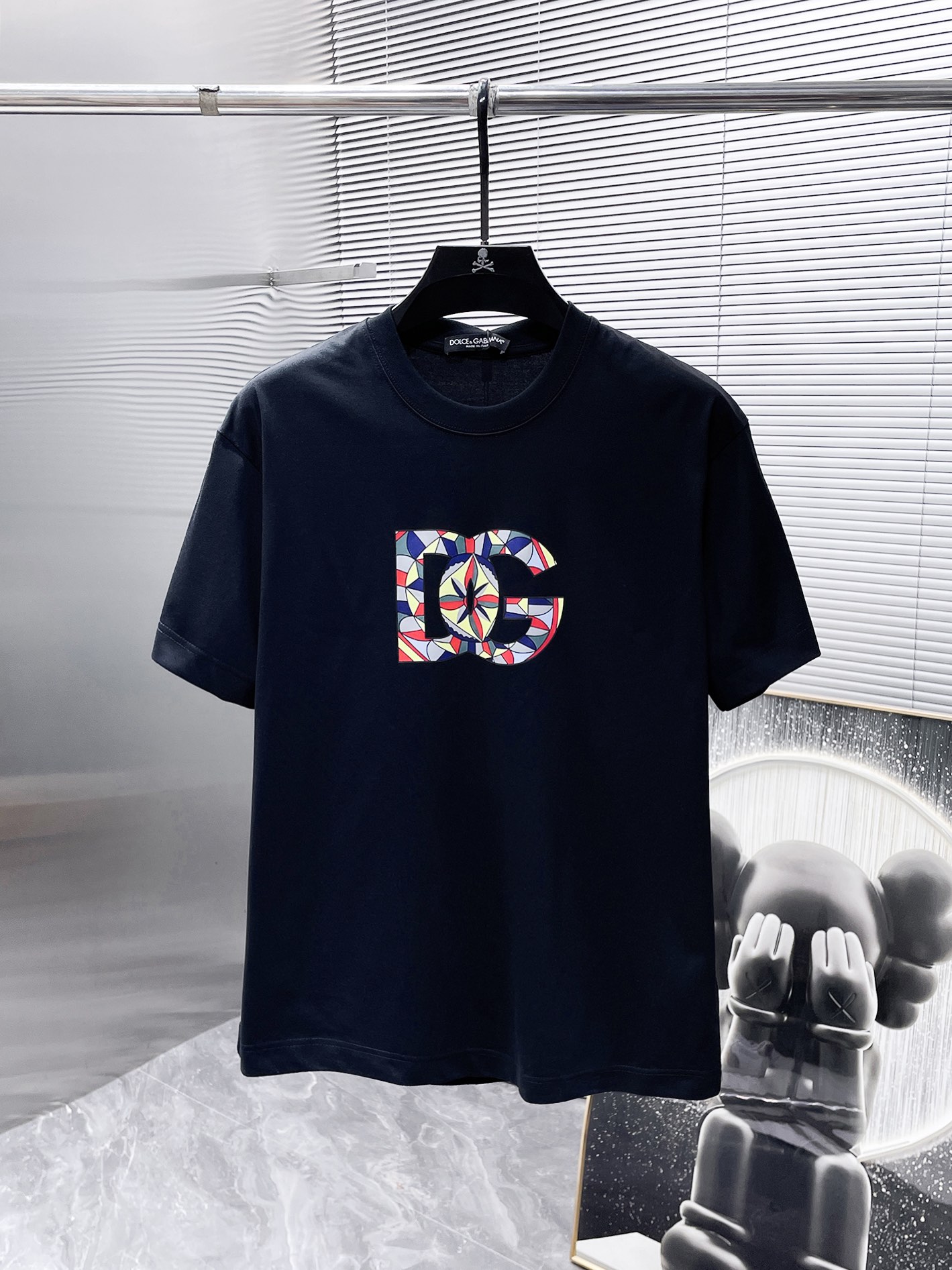 P90 Dolce & Gabbana dg 2026ss nueva camiseta de manga corta, cuello redondo, ¡versión de alta gama! Tela personalizada …