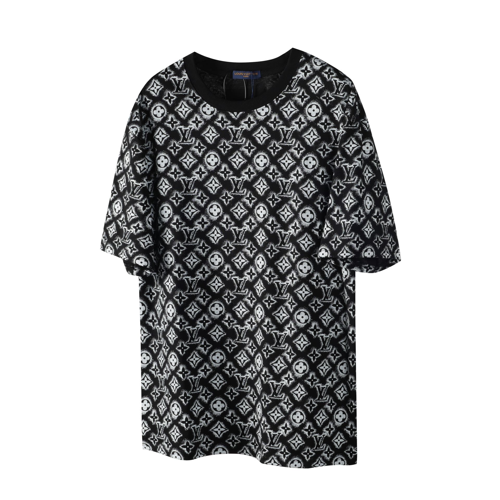 Louis Vuitton LV/路易威登 满印老花印花短袖