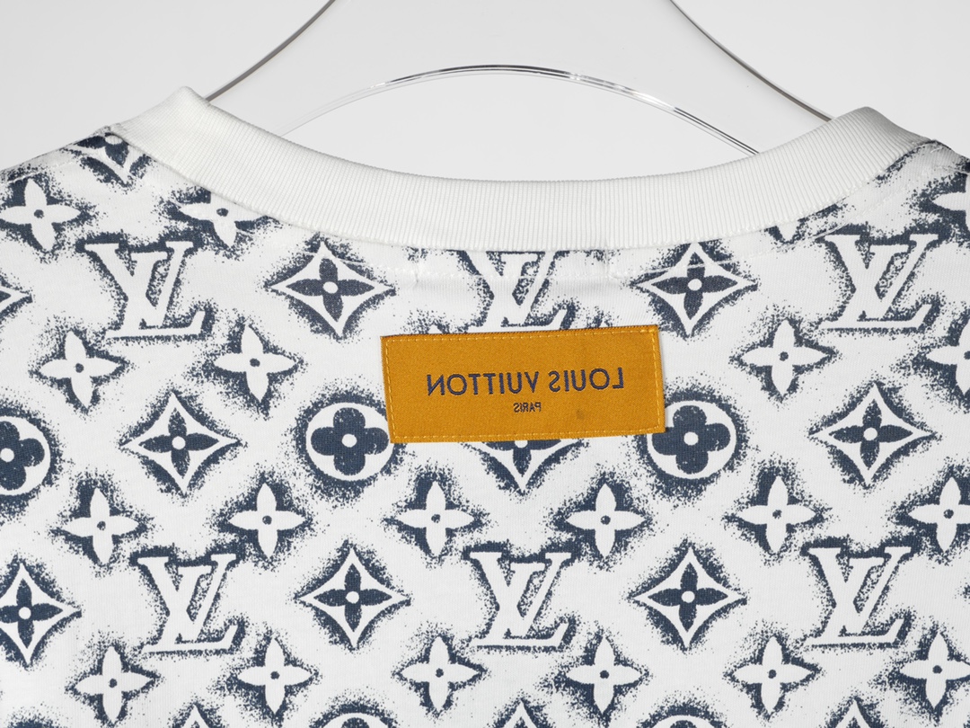 Louis Vuitton LV/路易威登 满印老花印花短袖