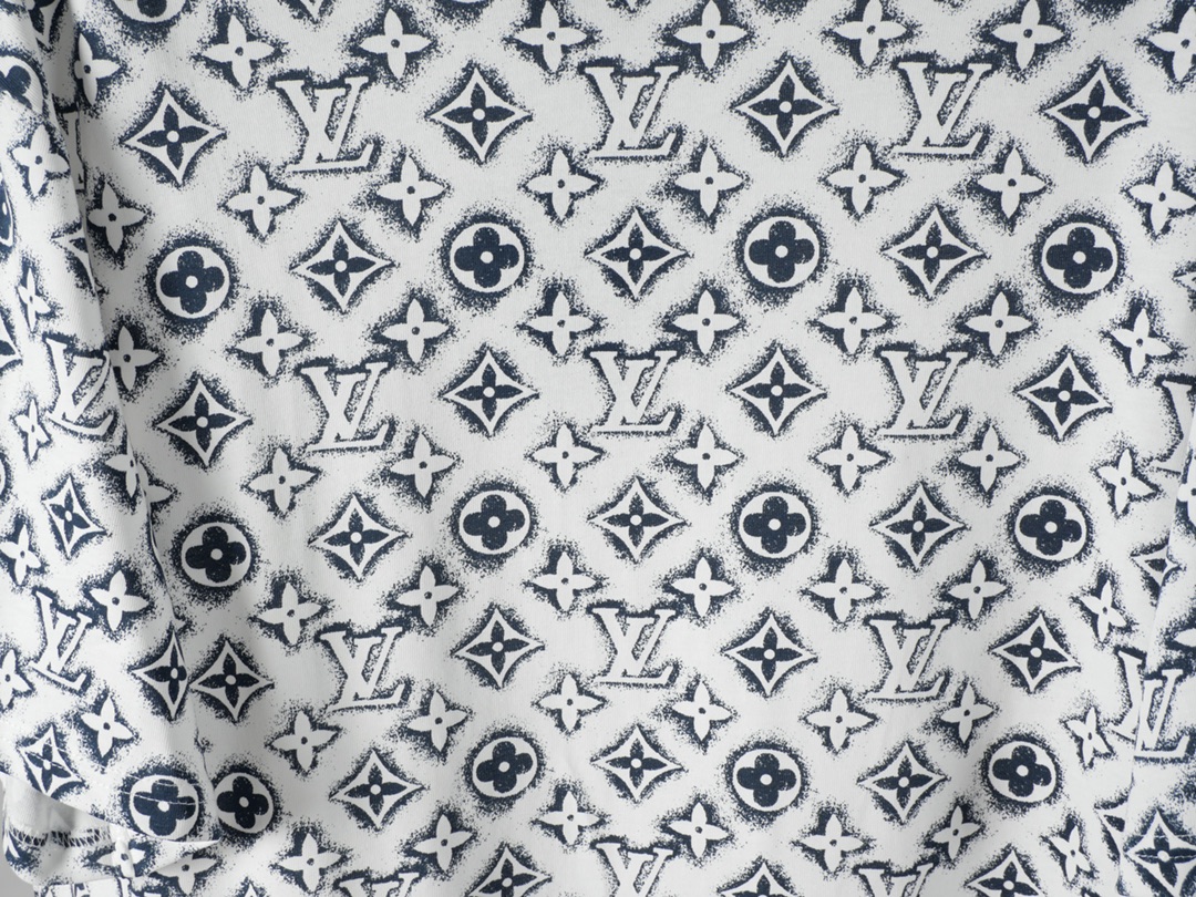 Louis Vuitton LV/路易威登 满印老花印花短袖