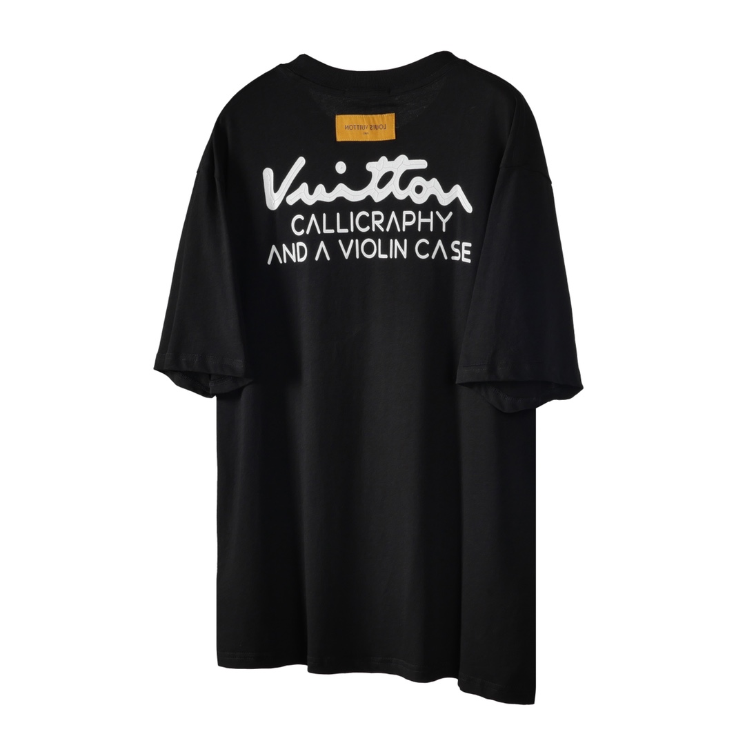 Louis Vuitton LV/路易威登 刺绣logo胶浆印花短袖T恤