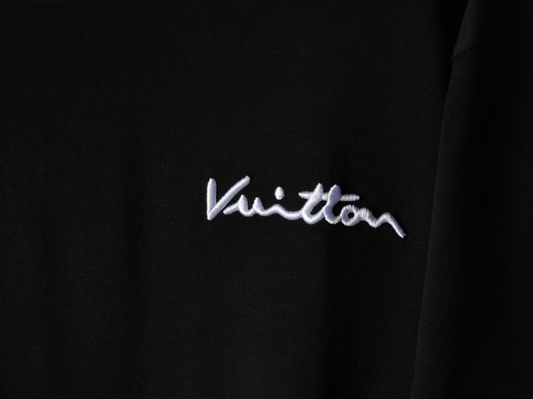 Louis Vuitton LV/路易威登 刺绣logo胶浆印花短袖T恤
