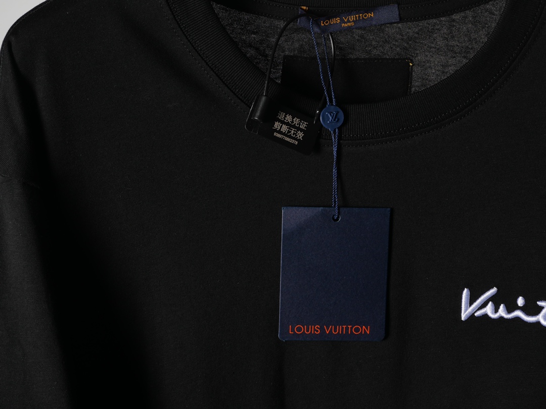 Louis Vuitton LV/路易威登 刺绣logo胶浆印花短袖T恤