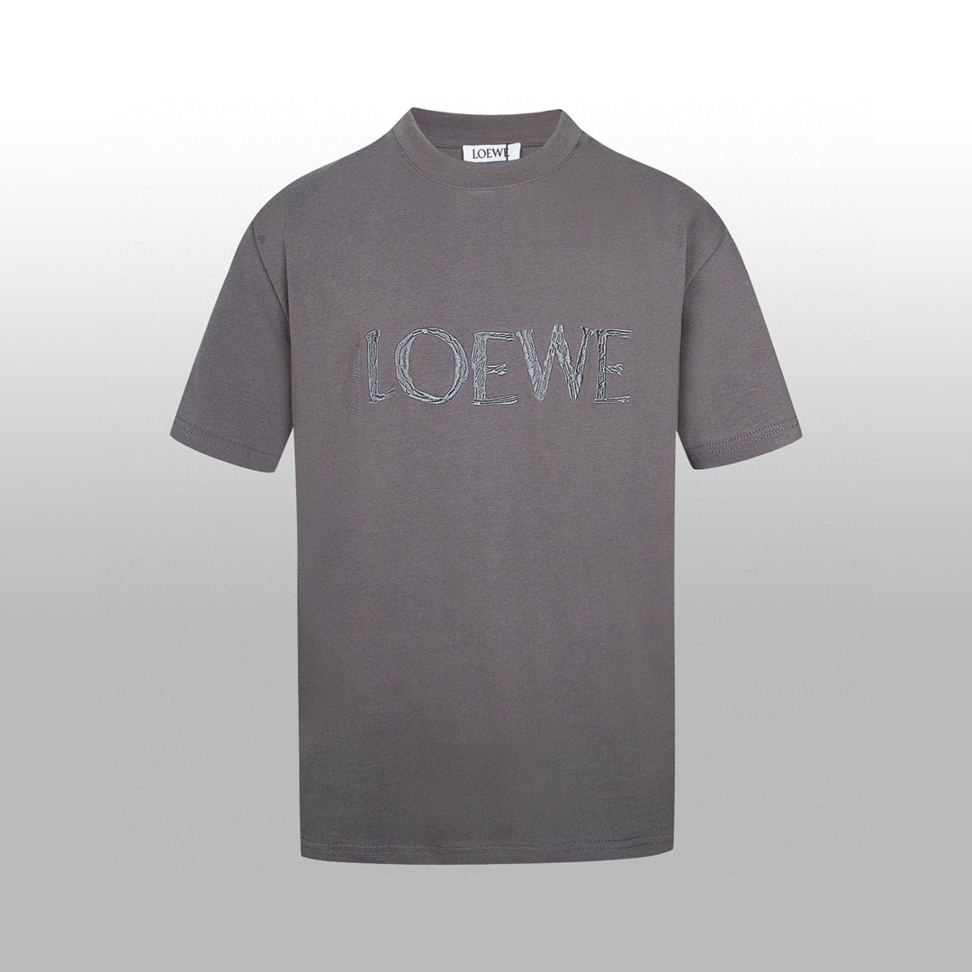 Loewe Vêtements T-Shirt Broderie de fleurs Unisexe