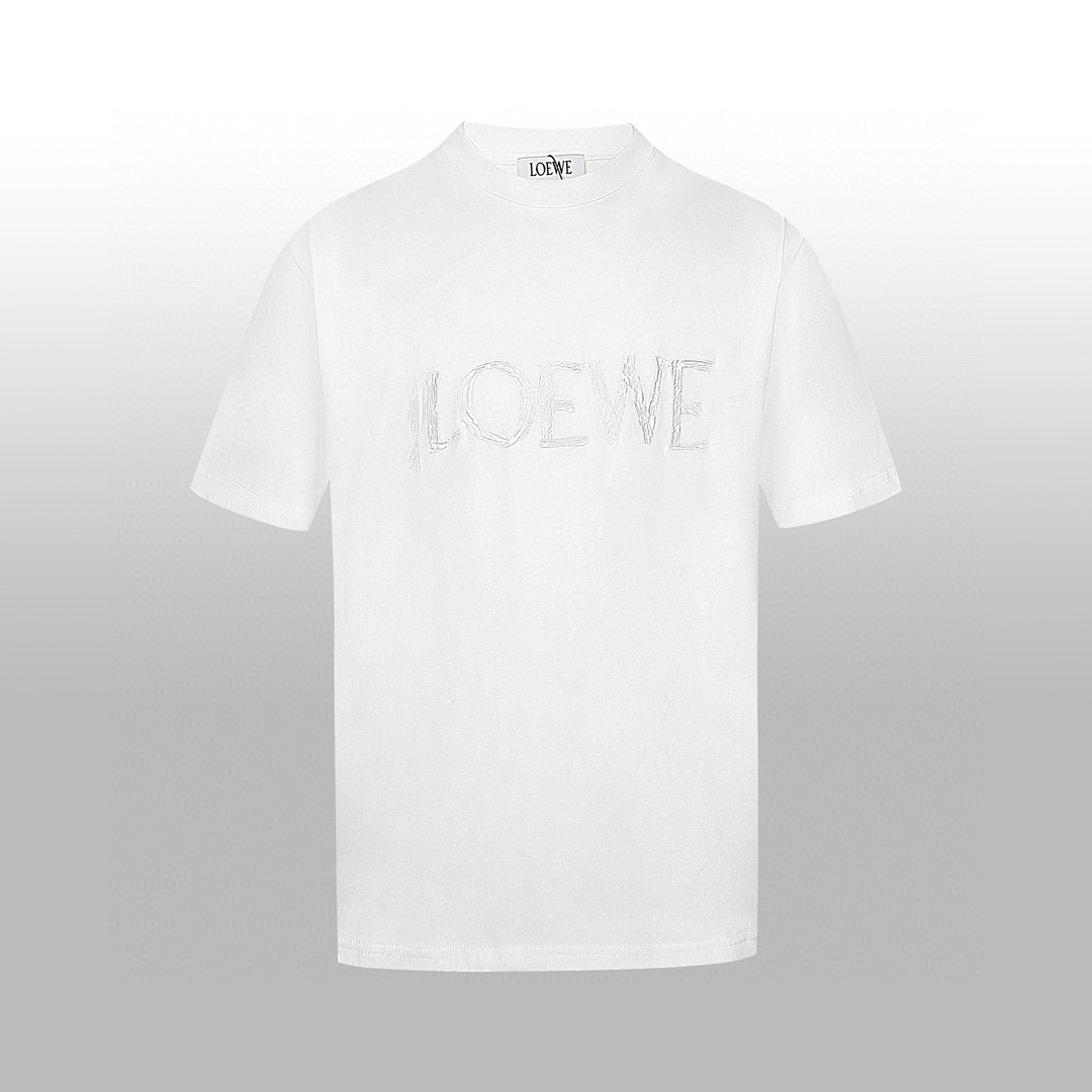 Quel est le meilleur pour acheter des répliques
 Loewe Vêtements T-Shirt Broderie de fleurs Unisexe