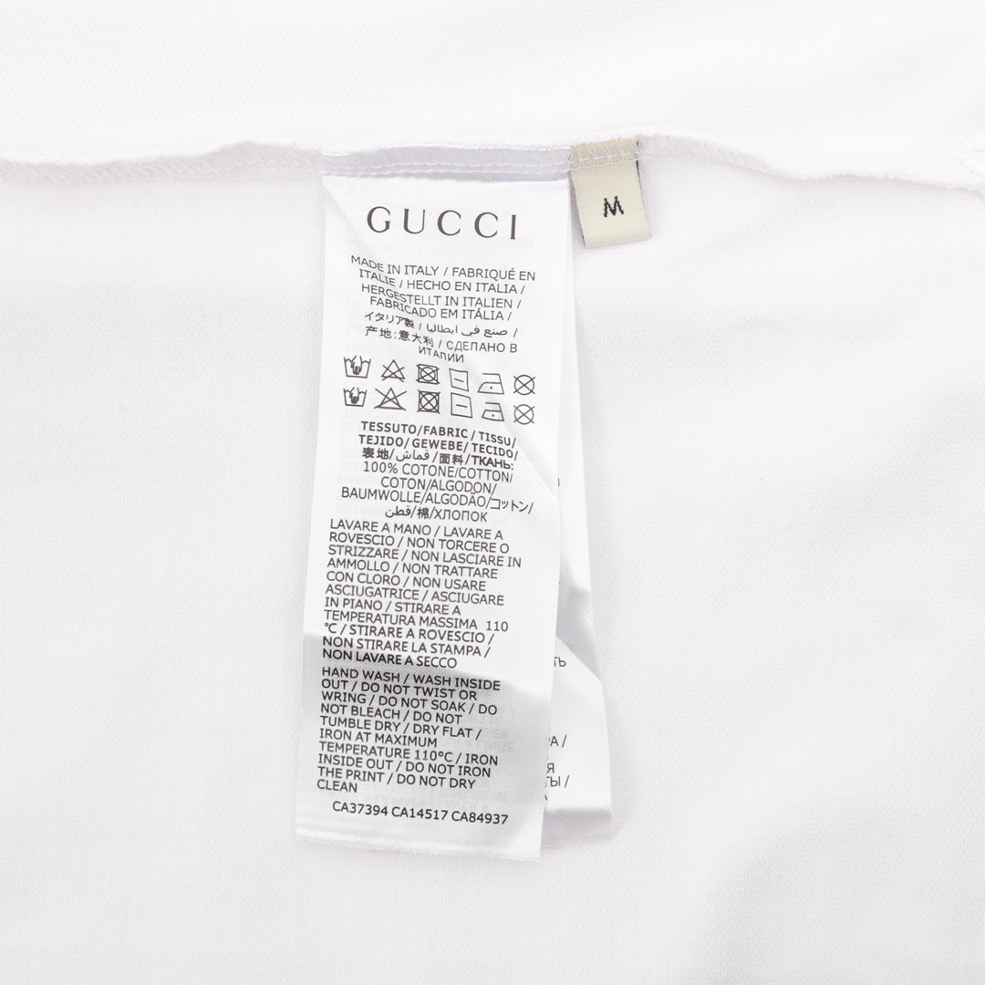 GUCCI/古驰 简约织带字母POLO衫 选用棉质珠地网眼布打造