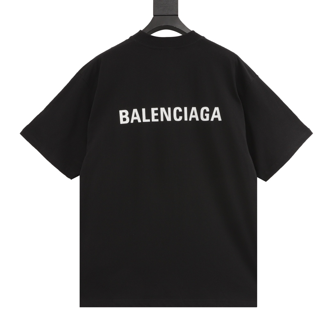 balenciaga巴黎世家 前后字母印花短袖