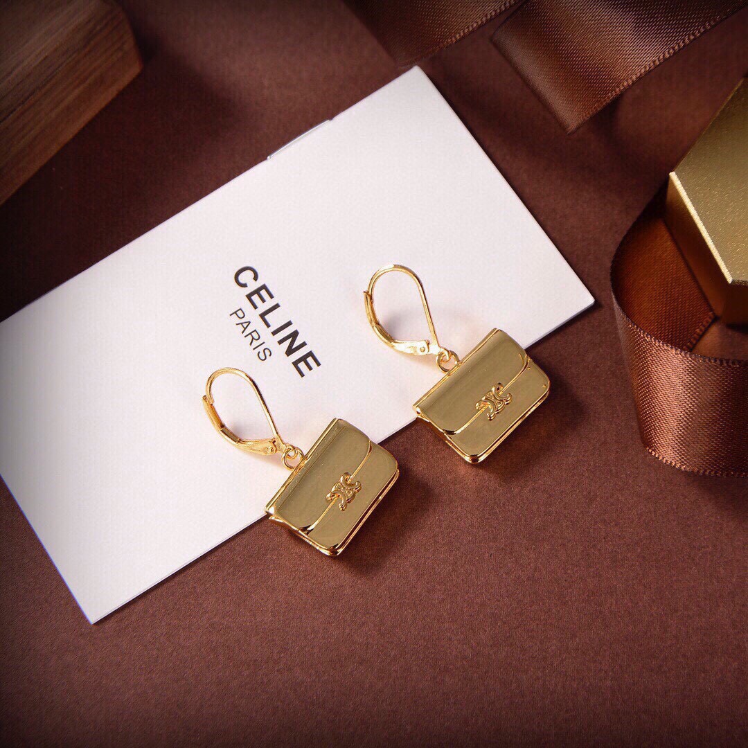 Celine Shop
 Jewelry Earring Gold Fashion