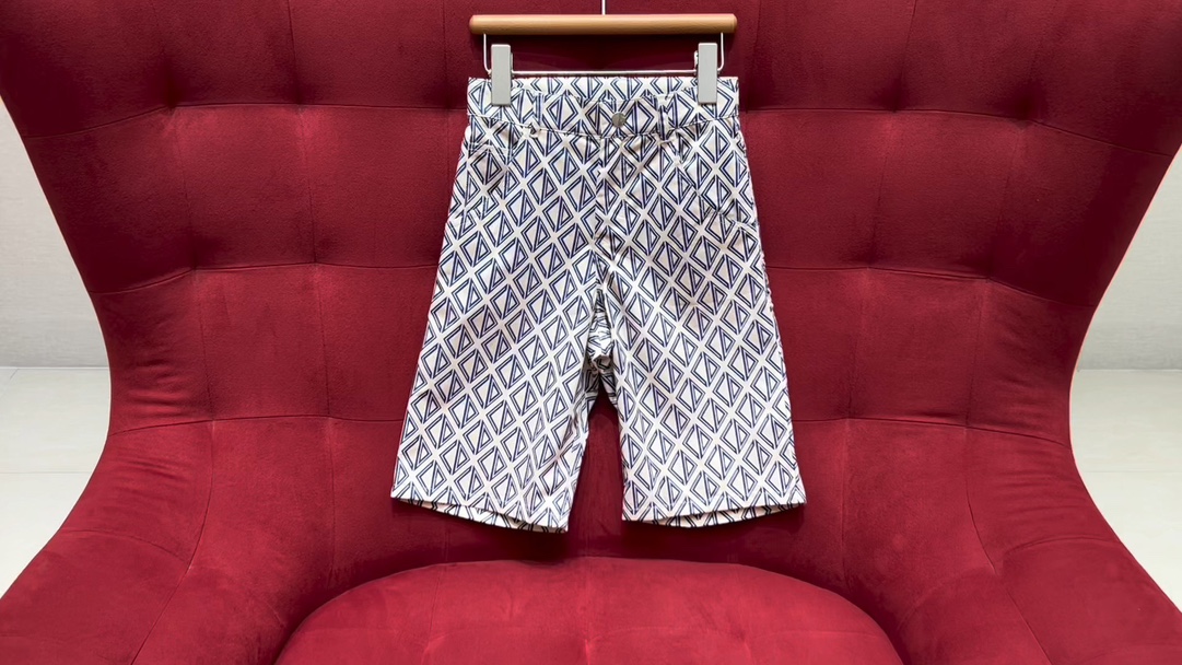 Best Replica Quality
 Dior Clothing Kids Clothes Shorts Beige Blue Printing Kids Diamond