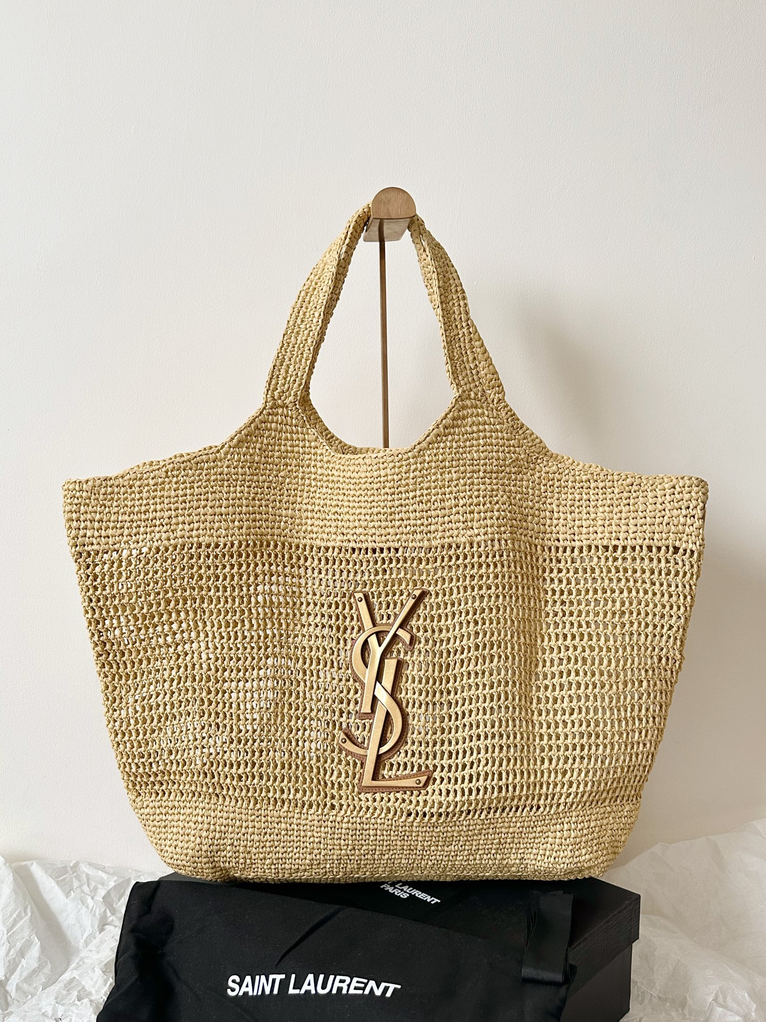 Sales King 🔥YS1 ICARE RAFI PRAW SAGE Le modèle en cuir complet de ce sac est très beau. Ce sac de tissage de paille est complètement satisfaisant. Très bon quand il est plus grand, et il n’est pas facile de transporter. être trop, et le temps d’expédition est également lent.