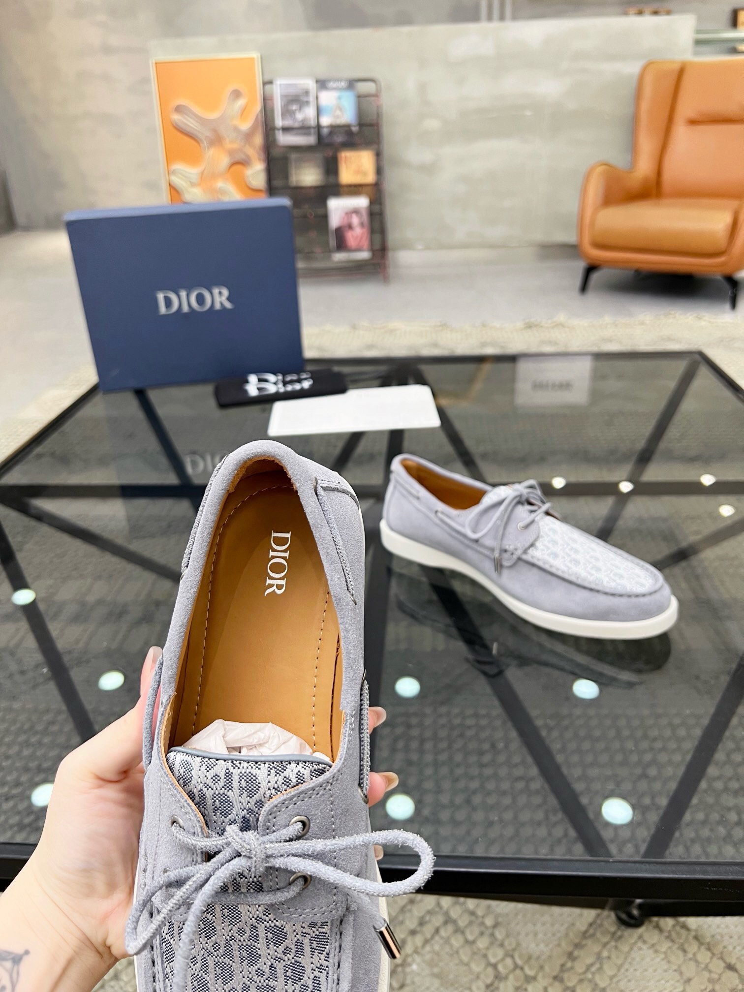 Dior Haute Couture Classic Luxury Leather Shoe Loafer Shoes Ref 7