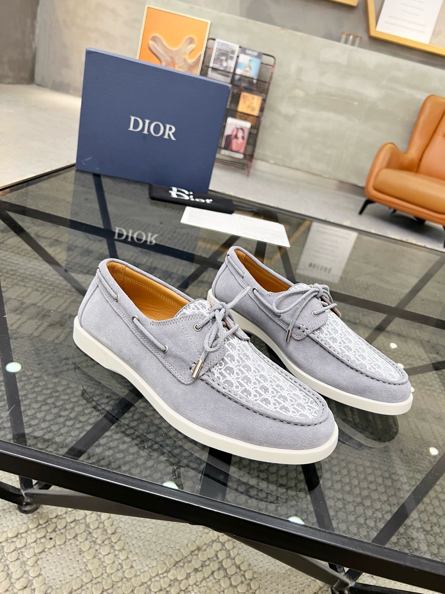 Dior Haute Couture Classic Luxury Leather Shoe Loafer Shoes Ref 3