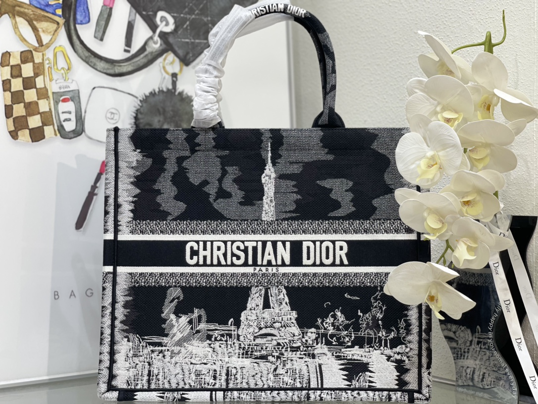 Dior Book Tote Tote Bags Vintage