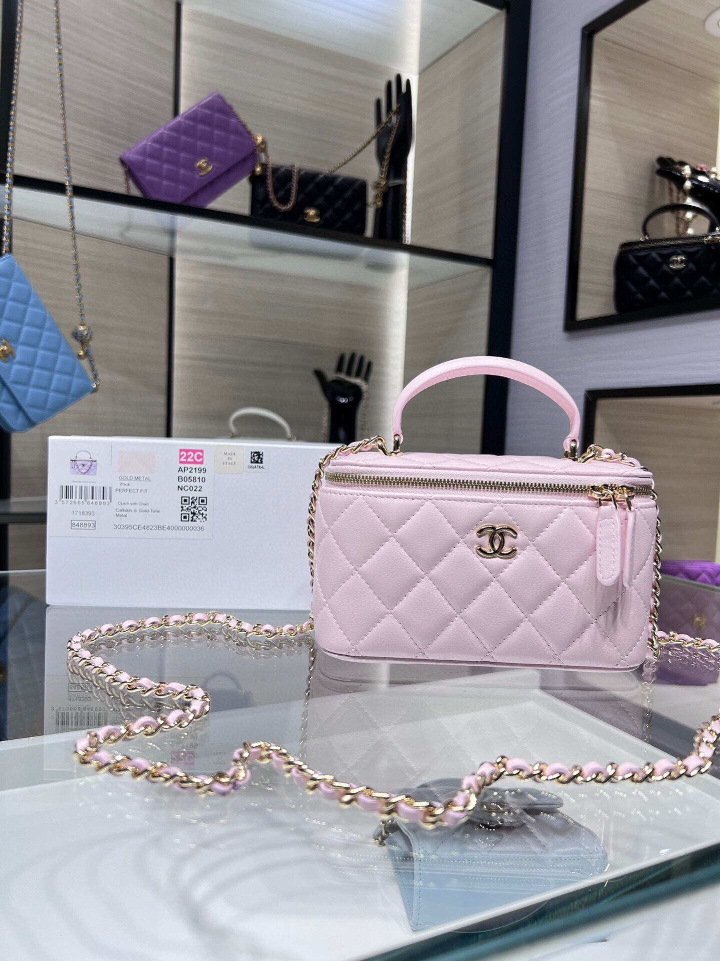Ohanel 23 nuevos productos, nuevos colores, últimos modelos, pequeño espejo interior, pequeña caja de maquillaje portát…