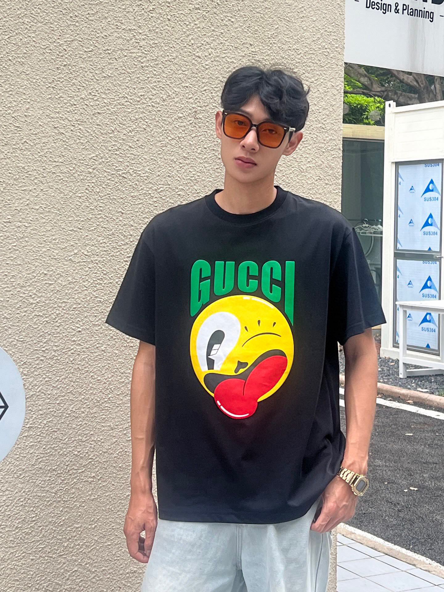 Gucci Odzież T-Shirt Krótki rękaw