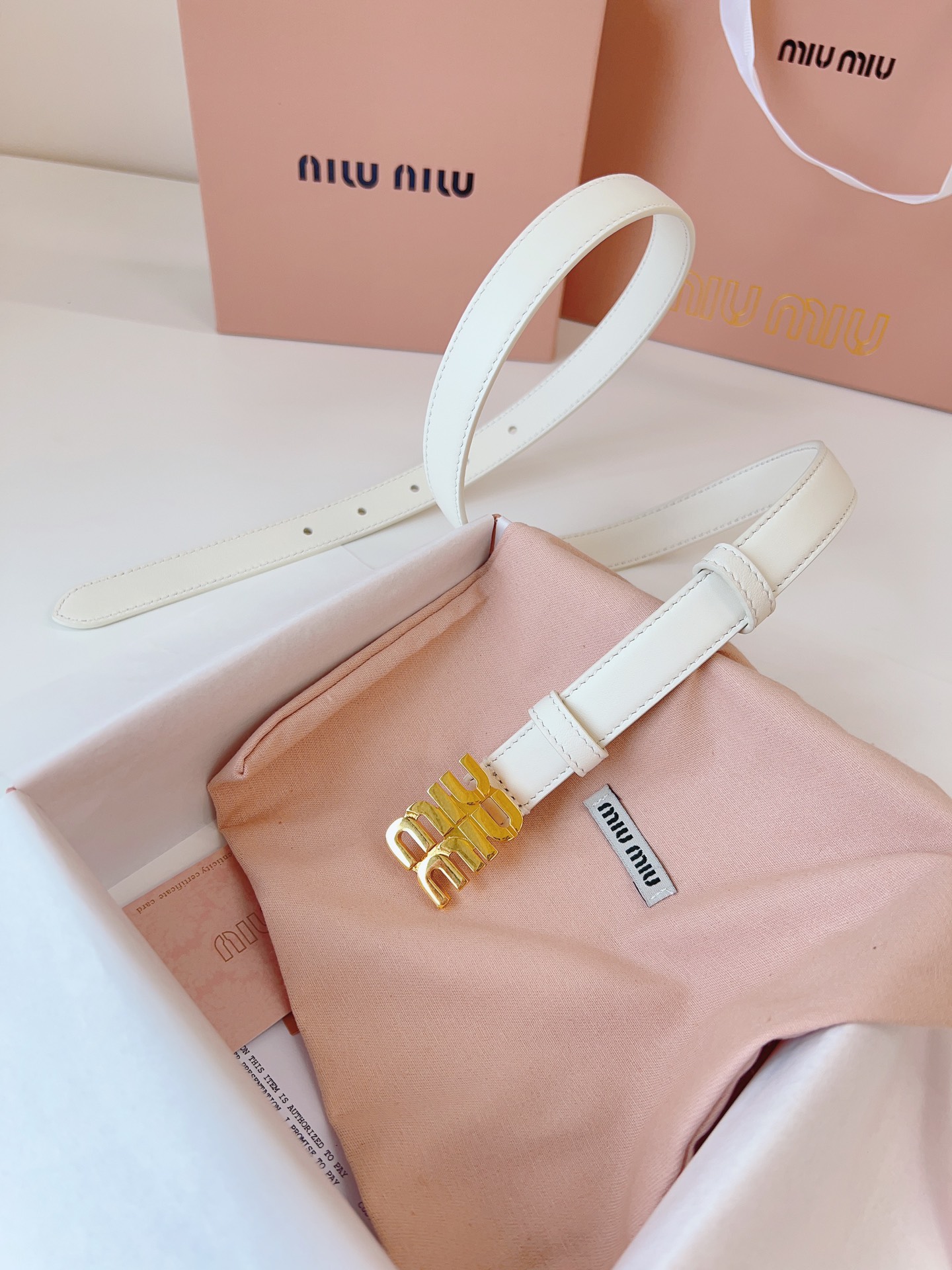 Miu Miu Miumiu 24ss新款腰带