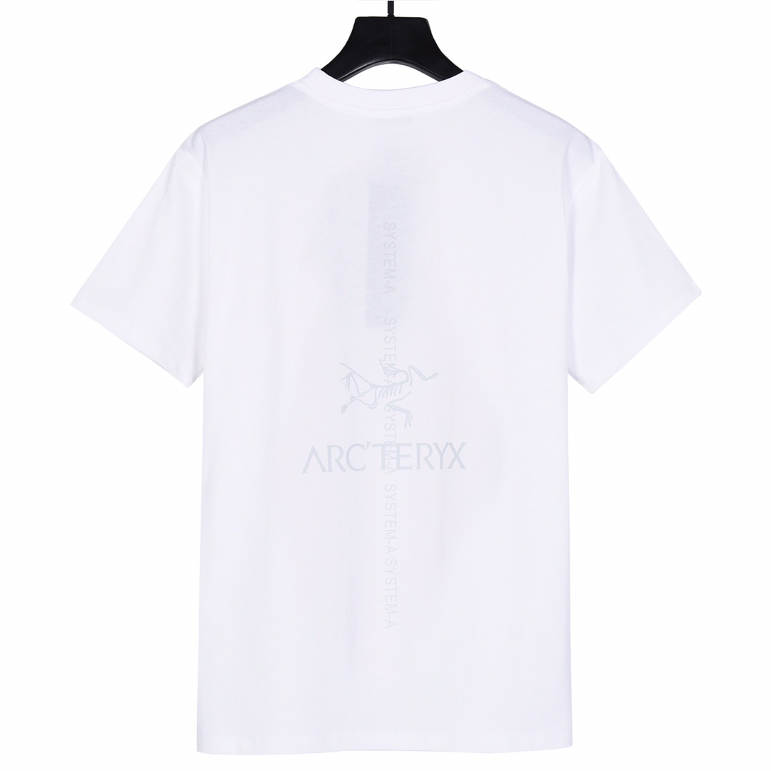 ARC'TERYX 始祖鸟 后背logo字母印花圆领短袖T恤