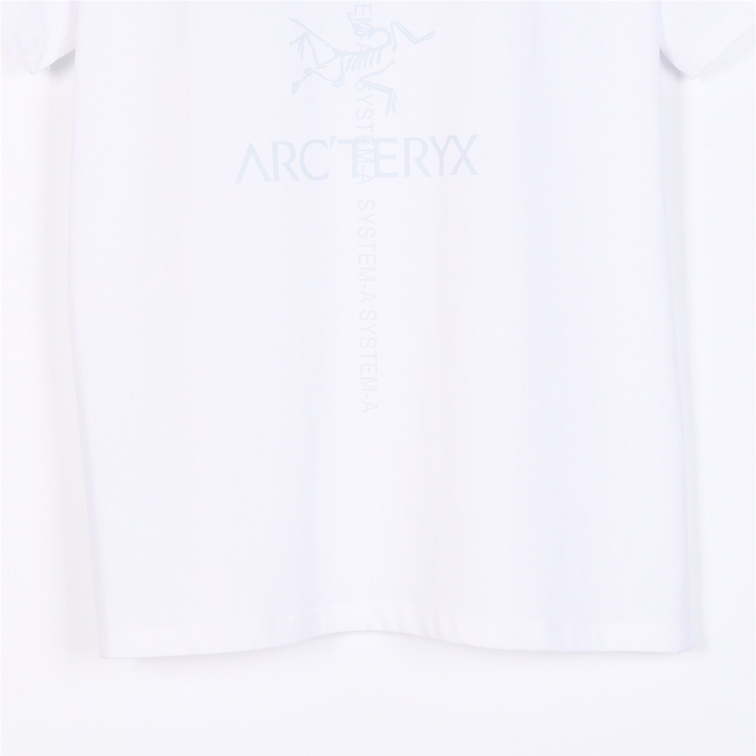 ARC'TERYX 始祖鸟 后背logo字母印花圆领短袖T恤