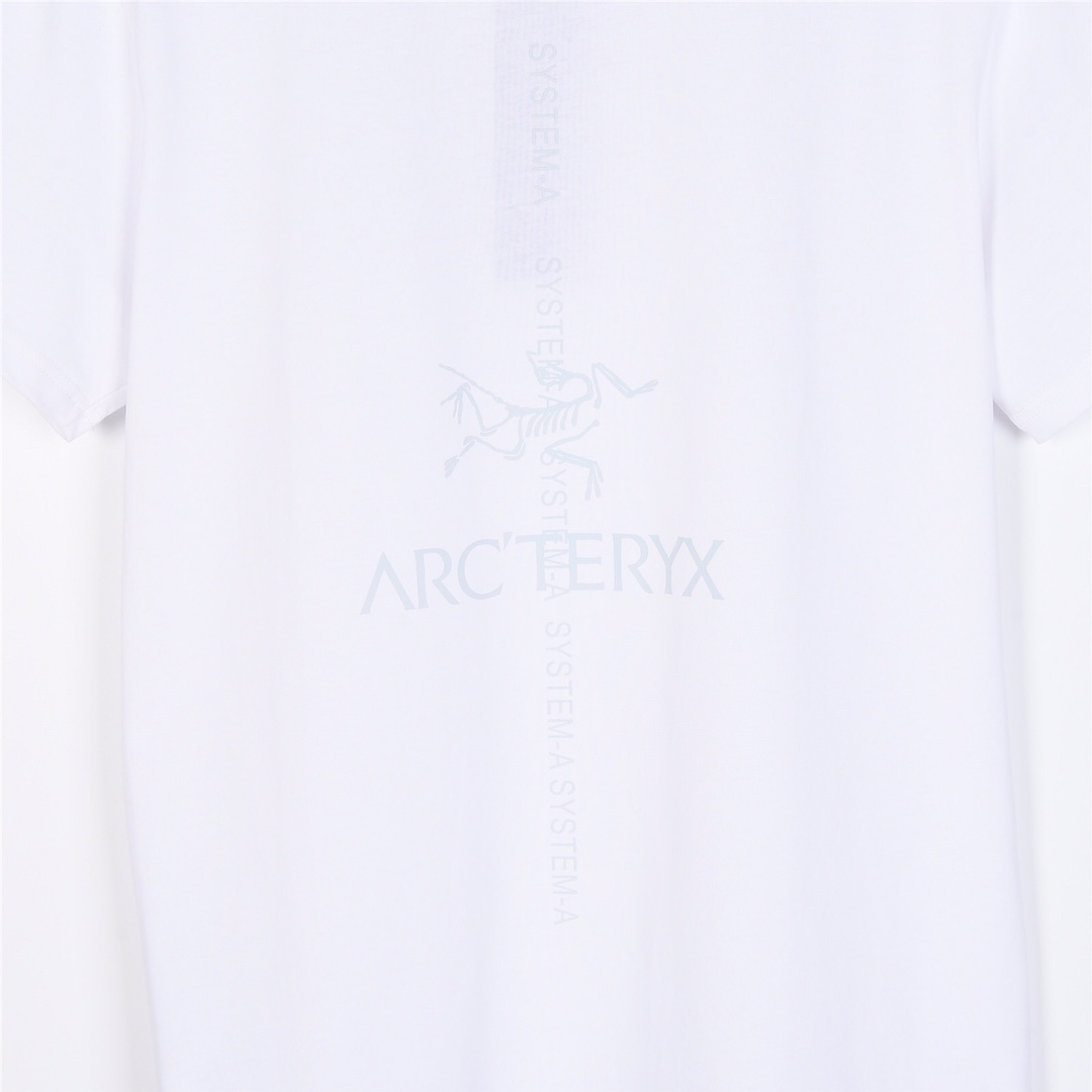 ARC'TERYX 始祖鸟 后背logo字母印花圆领短袖T恤