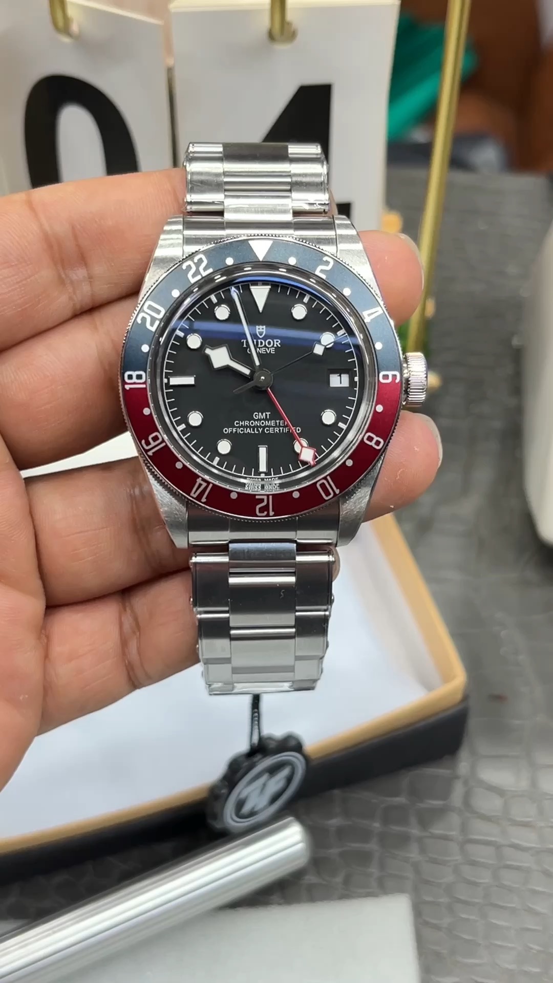 Rolex Gmt Master Reloj Azul Rojo Automatic Mechanical Movement
