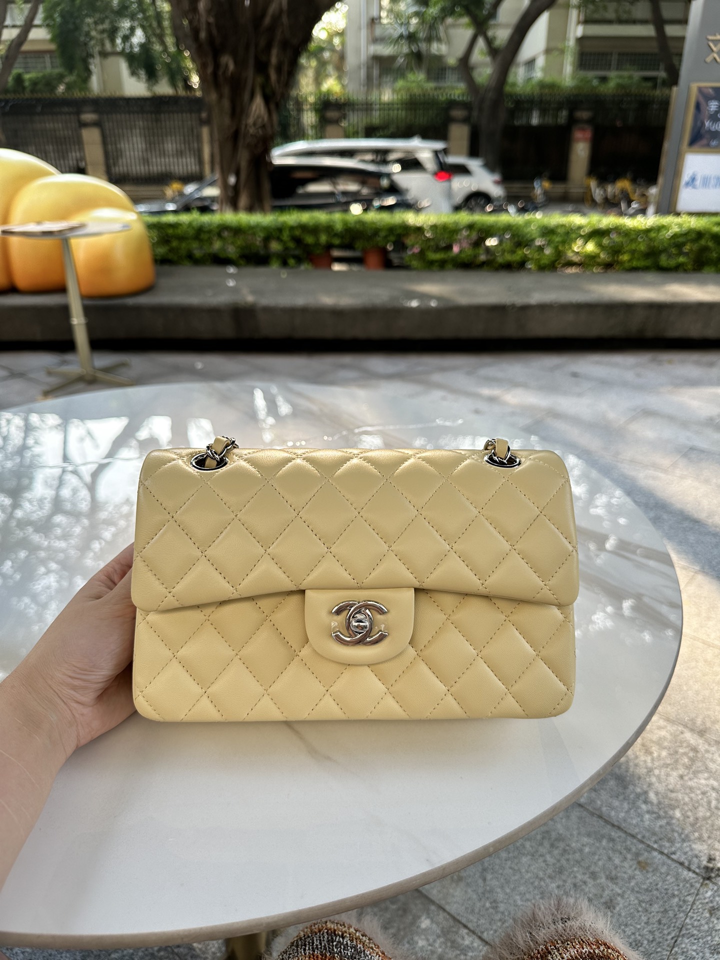 特 升级版。白金版 正品级 
香奶奶百年经典款CF2.55菱格羊皮🐑全钢金银五金CF 23cm 非常有女