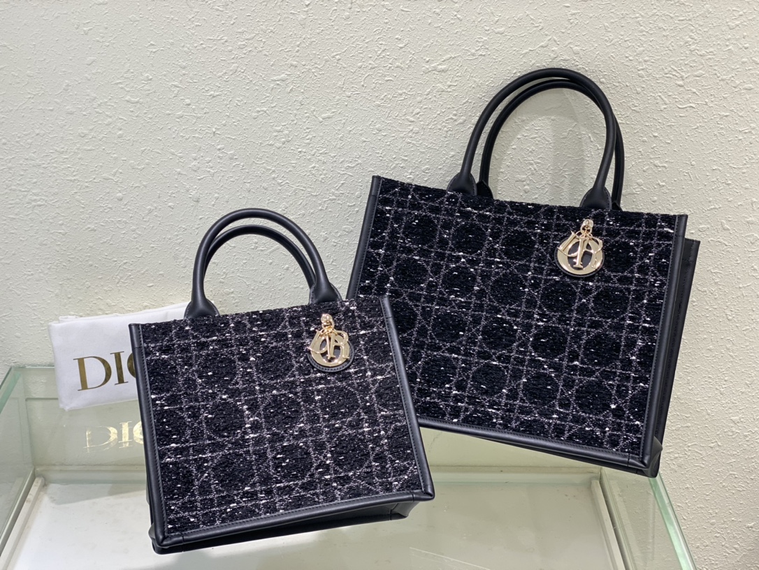 Dior Book Tote Bolsos de mano Bolsos de Tote Negro