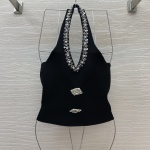 Chanel Vêtements Pull En Tricot Chemises & Chemisiers Noir Blanc Tricot D24050839 1 Chanel Vêtements Pull En Tricot Chemises & Chemisiers Noir Blanc Tricot D24050839