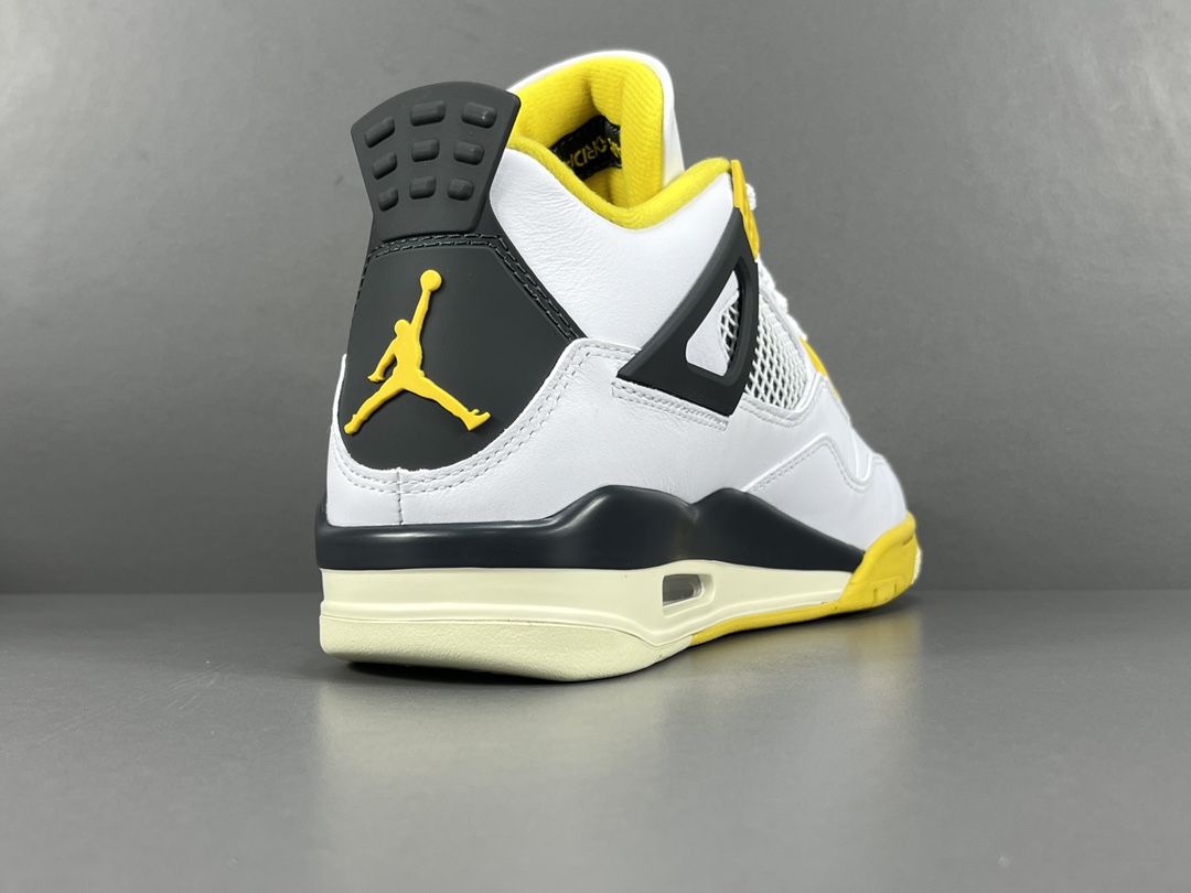 OG纯原出品-JordanAirJordan4VividSulfurAJ4黑白黄AQ9129-101AJ