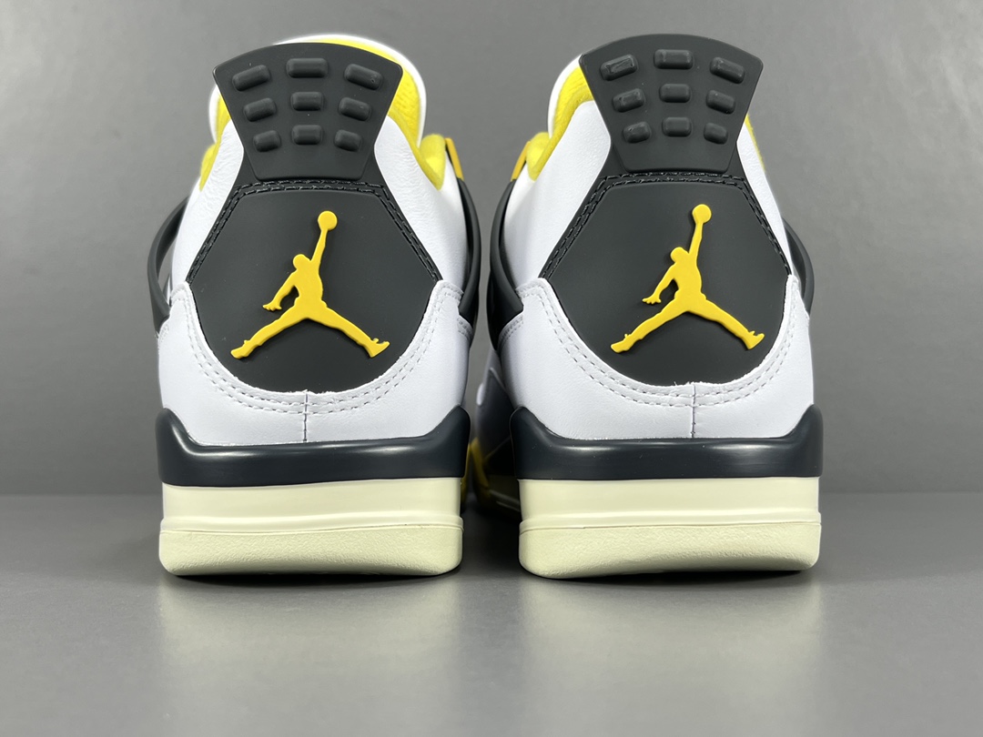 OG纯原出品-JordanAirJordan4VividSulfurAJ4黑白黄AQ9129-101AJ