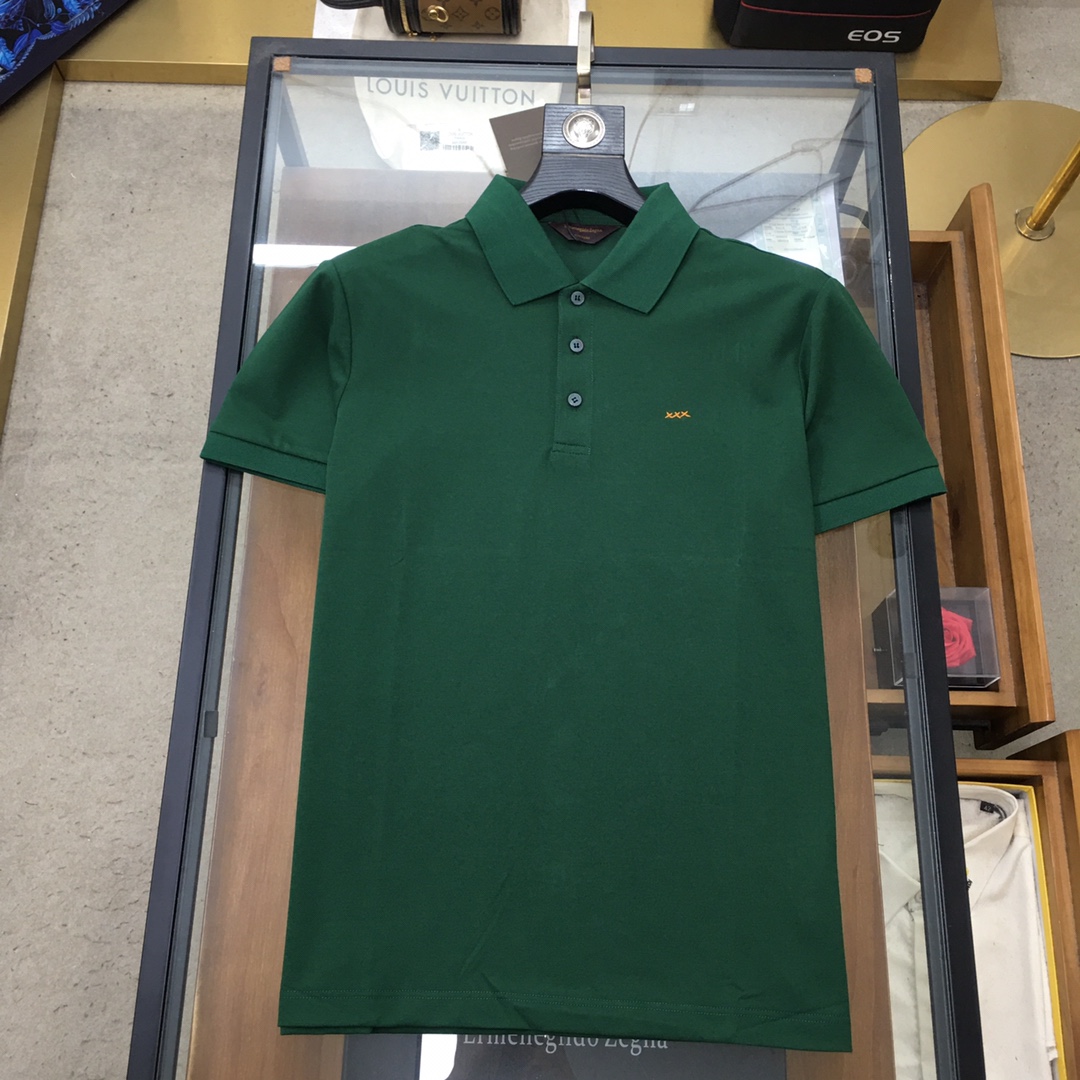 专柜新品Z.ZEGN...S-2xl11色2024春夏新品时尚POLO/翻领短袖高级定制百搭款式任何人都