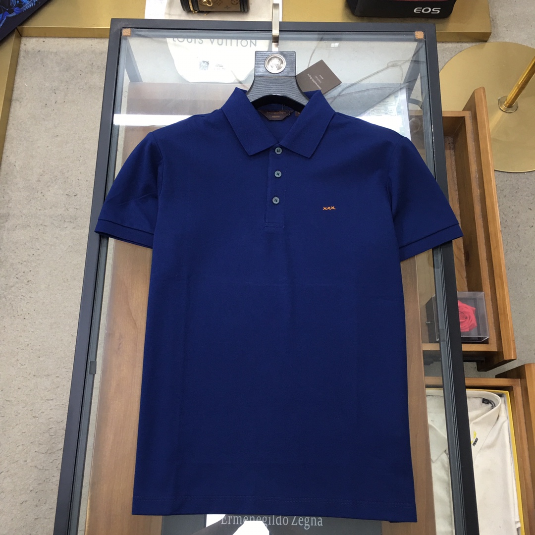 专柜新品Z.ZEGN...S-2xl11色2024春夏新品时尚POLO/翻领短袖高级定制百搭款式任何人都