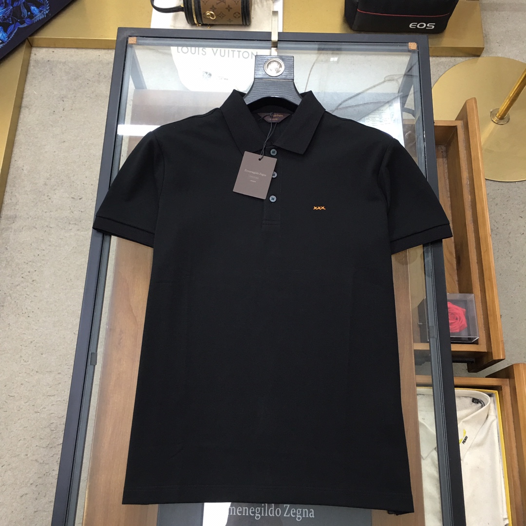 专柜新品Z.ZEGN...S-2xl11色2024春夏新品时尚POLO/翻领短袖高级定制百搭款式任何人都