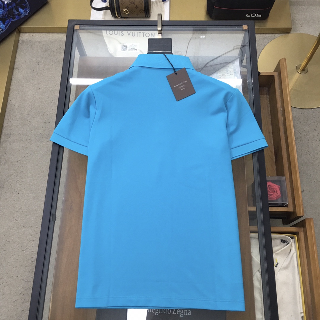 专柜新品Z.ZEGN...S-2xl11色2024春夏新品时尚POLO/翻领短袖高级定制百搭款式任何人都