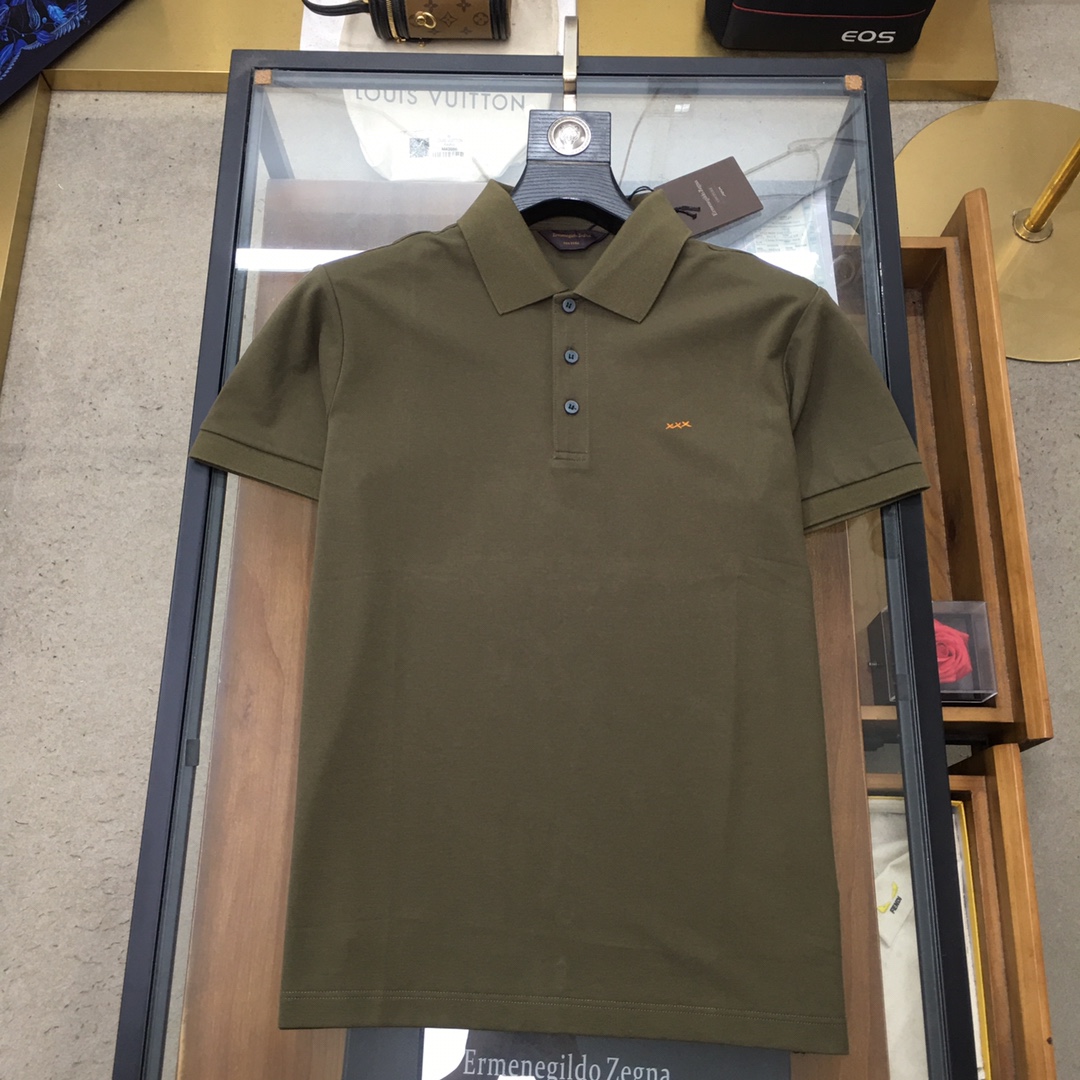 专柜新品Z.ZEGN...S-2xl11色2024春夏新品时尚POLO/翻领短袖高级定制百搭款式任何人都