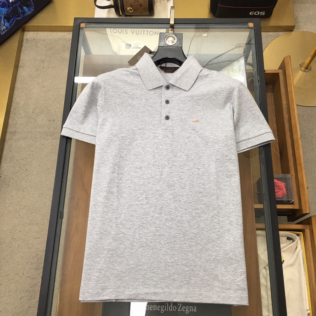 专柜新品Z.ZEGN...S-2xl11色2024春夏新品时尚POLO/翻领短袖高级定制百搭款式任何人都