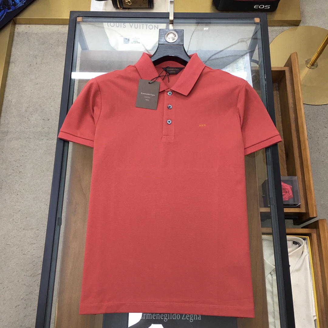 专柜新品Z.ZEGN...S-2xl11色2024春夏新品时尚POLO/翻领短袖高级定制百搭款式任何人都