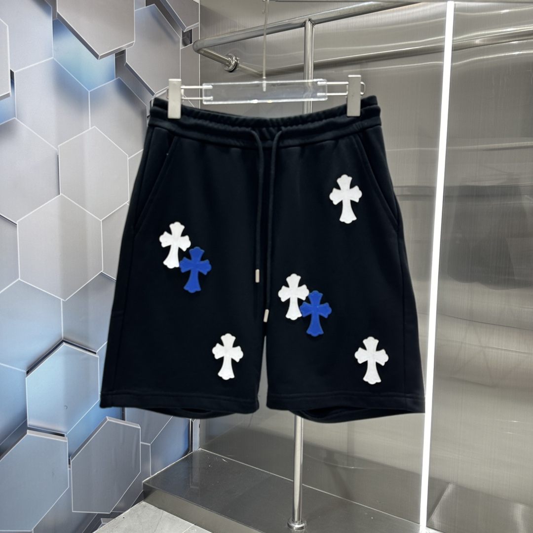 Chrome Hearts Online
 Clothing Shorts Black Unisex Summer Collection
