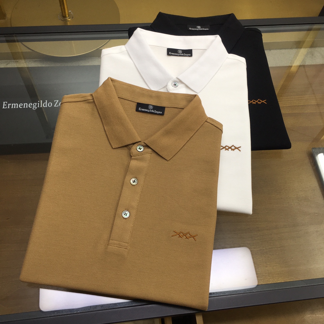 专柜新品Z.ZEGN...S-2xl2024春夏新品时尚POLO/翻领短袖高级定制百搭款式任何人都可以轻